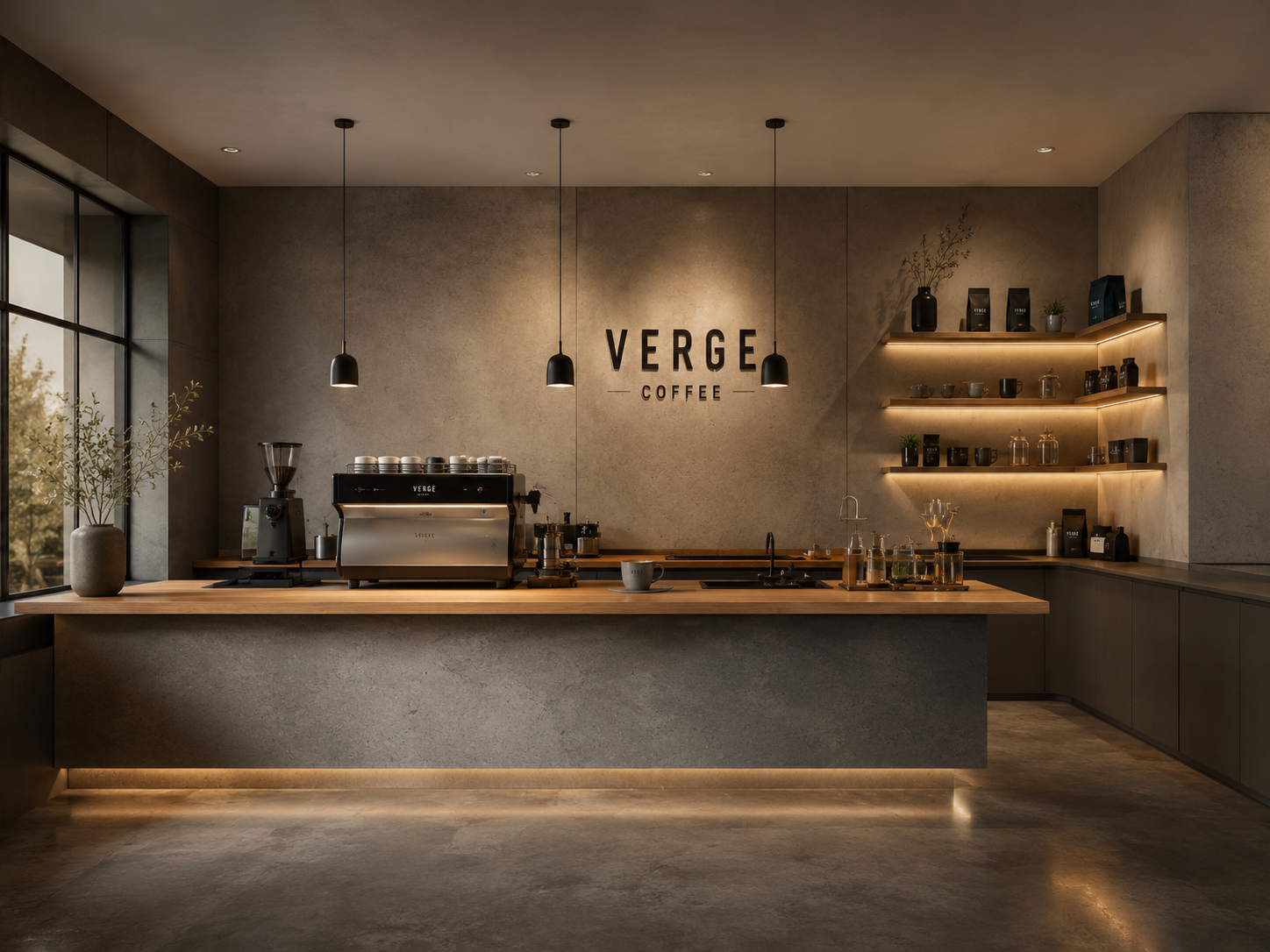 Cafe interior